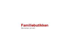 Familiebutikken